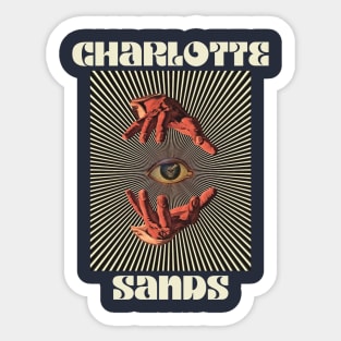 Hand Eyes Charlotte Sands Sticker